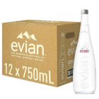 Evian Still Water Glass 750ml - Carton
