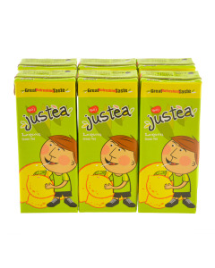 Justea Green Tea with Lemon Drink - Case