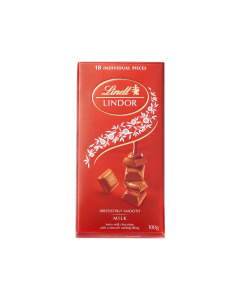 Lindor Bar Milk Chocolate - Carton