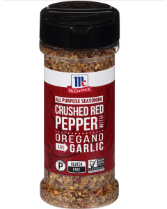 McCormick Crushed Red Pepper with Oregano and Garlic - Carton