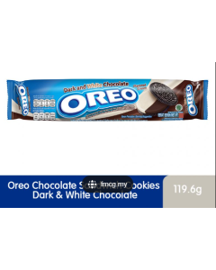 Oreo Dark & White Chocolate Cookie Sandwich Biscuit - Carton