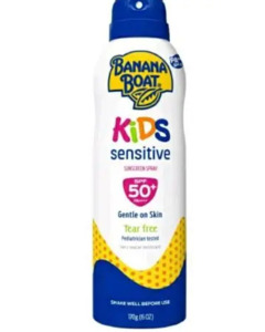 Banana Boat KIDS SENSITIVE SPF50+ SS SPRAY- Carton