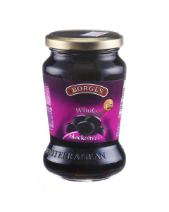 Borges Black Olives Whole - Carton