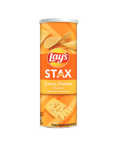 Lay's Stax Extra Cheese Potato Chips - Carton