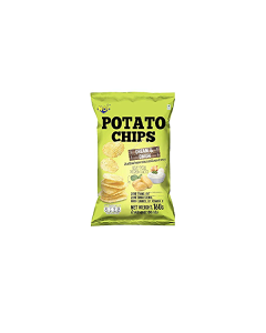 Tong Garden Noi Potato Chips Cream & Onion - Carton