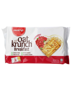 Munchy's OatKrunch Breakfast  Cranberry 6's - Carton