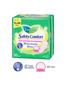 Laurier Safety Comfort Day  Slim 22cm - Carton