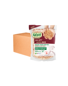 Naturel Organic Mixed Brown and Red Rice - Carton