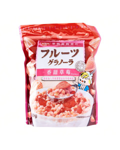 Nissin Fruit Granola Strawberry flavor - Carton
