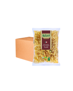 Naturel Organic Fusilli Pasta - Carton
