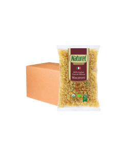 Naturel Organic Macaroni Pasta - Carton