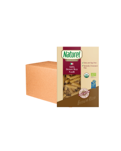 Naturel Organic Gluten-Free Brown Rice Fusilli - Carton