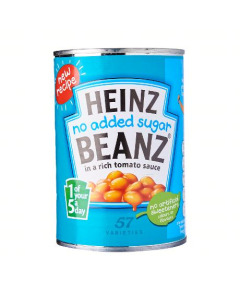Heinz No Sugar Added Baked Beans - Carton