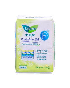 Laurier Pantyliner Airy Soft Fresh Green Perfume - Carton