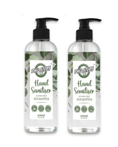 Two Steps Cleaning Hand Sanitizer Alcohol Free 500ml - Eucalyptus - Carton