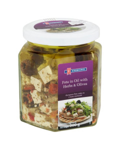 Emborg Feta with Herb & Olives in Oil - Carton