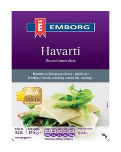 Emborg Havarti - Carton