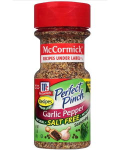 McCormick Perfect Pinch Garlic Pepper Seasoning - Carton