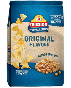 Mission Triangle Yellow Original Fried Chips - Carton