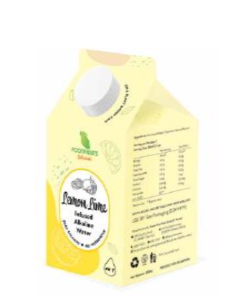 Footprints Lemon Lime Infused Water - Carton