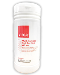 Virox Multi Surface Disinfecting Wipes 200s - Alcohol Free - Carton