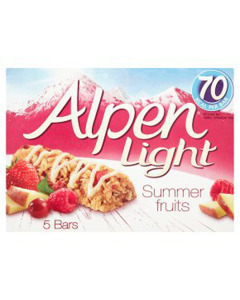 Alpen Bar Light Summer Fruits - Carton