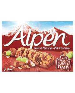 Alpen Bar Fruit & Nut with Chocolate Cereal - Carton