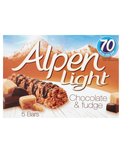 Alpen Bar Light Chocolate & Fudge - Carton