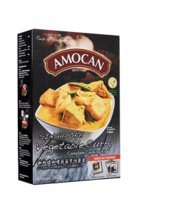 Amocan Vegetarian Singapore Curry Vegetables - Carton