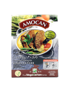 Amocan Singapore Vegetarian Curry Fish - Carton