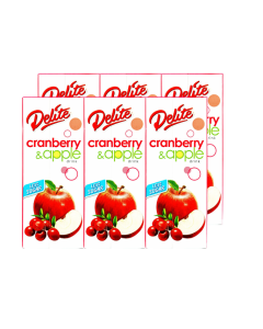 Delite Cranberry & Apple Drink - Carton