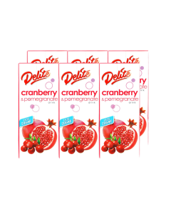 Delite Cranberry & Pomegranate Drink - Carton