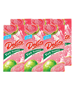 Delite Pink Guava Drink - Carton