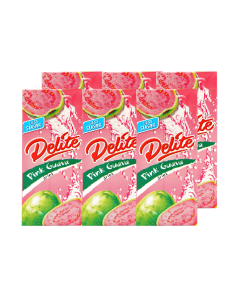 Delite Pink Guava Drink - Carton