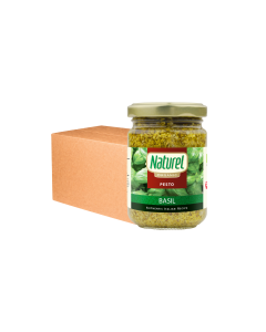 Naturel Organic Basil Pesto Sauce - Carton