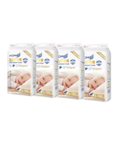 Homie 12 Hour Super Absorbent Premium Diaper Tape Large - Carton