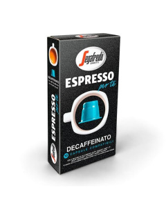 Segafredo Nespresso Compatitible Capsules Decaffeinato - Case