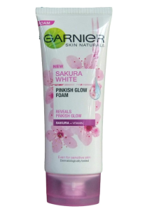 Garnier Facial Foam Sakura White Pinkish Radiance - Carton