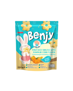 BENJY STICK RICE SNACKS WITH PUMPKIN CORN FLAVOR 40G X 24-Carton