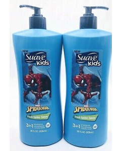 Suave Spider-Man Fresh Spider-Sense Kids 3 In 1 Shampoo (Usa) - Case
