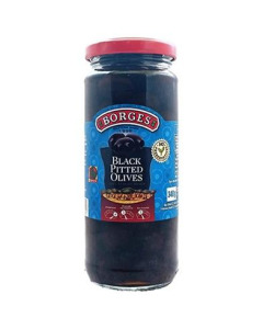 Borges Pitted Black Olives - Carton