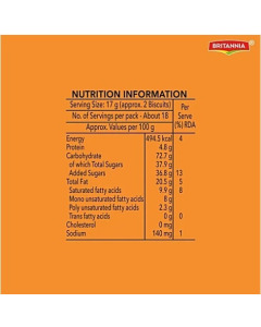 BRITANNIA CREAM TREAT ORANGE 100GM - Carton