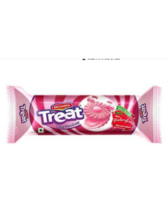 BRITANNIA CREAM TREAT STRAWBERY 100GM - Carton