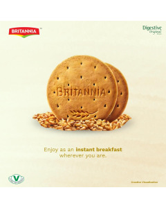BRITANNIA DIGESTIVE ORIGINAL 225GM - Carton