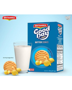 BRITANNIA GOOD DAY BUTTER 600GM (FAMILY PACK 6X8X75GM) - Carton