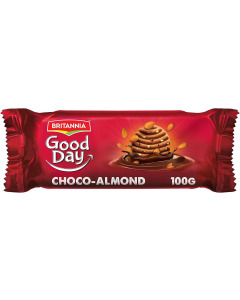 BRITANNIA GOOD DAY CHOCO ALMOND 120GM - Carton