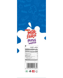 BRITANNIA MILK BIKIS MINI WAFFLEZ 200GM - Carton
