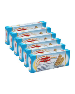 BRITANNIA WAFER MILK CARAMEL 175GM - Carton