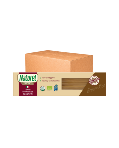 Naturel Organic Gluten-Free Brown Rice Spaghetti Pasta - Carton