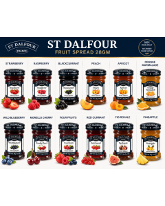 ST DALFOUR Fruit Spread 48 X 28g - Carton